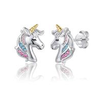 E Inhorn - Orecchini a perno in argento sterling 925, per ragazze, per bambini, per donne e figlie