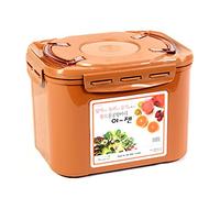 E-Jen, contenitore Kimchi per fermentazione probiotica, di alta qualità, con coperchio interno per chiusura sottovuoto 2.2 gal/ 8.5L Earthenware Brown