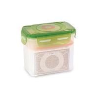 E-Jen, contenitore Kimchi per fermentazione probiotica, di alta qualità, con coperchio interno per chiusura sottovuoto 0.45 gal/ 1.7L Verde (Earthenware Green)