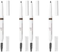 e.l.f. 2 matite di precisione per sopracciglia, a doppia punta, per modellare e definire le sopracciglia, vegana e cruelty-free, marrone neutro (Confezione da 2)