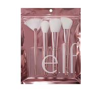 e.l.f. Blush, Bronzer, and Highlighter Brush Set, pennelli per applicare polvere, blush, bronzer e highlighter, prodotto vegano e non testato sugli animali
