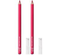e.l.f. Cream Glide Lip Liner, matita altamente pigmentata per modellare e scolpire le labbra, finish semi-opaco, prodotto vegano e non testato sugli animali, Fuchsia Forward (Confezione da 2)
