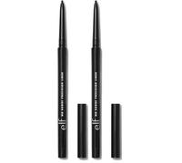 e.l.f. No Budge Precision Eyeliner, eyeliner cremoso a lunga tenuta con punta ultra-fine per un’applicazione precisa, prodotto vegano e non testato sugli animali, Black (Confezione da 2)