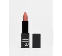 e.l.f. O Face Satin Lipstick, rossetto cremoso a lunga tenuta, nutriente e altamente pigmentato, infuso con jojoba, prodotto vegano e non testato sugli animali, Dirty Talk