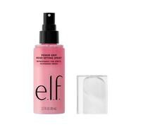 e.l.f. Power Grip Rosé Setting Spray, fissa il make-up per una lunga tenuta e un finish brillante, realizzato con niacinamide, vegano e cruelty-free