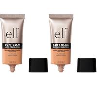 e.l.f. Soft Glam Satin Foundation, Medium Coverage, Long Lasting and Modulable for a Smooth Satin Finish, Vegan & Cruelty-Free, 35 Medium Cool (Confezione da 2)