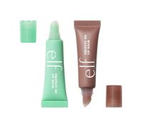 e.l.f. Squeeze Me More Lip Balm Duo, balsamo labbra idratante per un tocco di colore sheer, arricchito con acido ialuronico, prodotto vegano e non testato sugli animali, MINT/CHOCOLATE