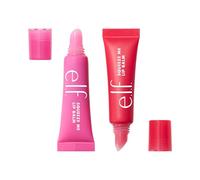 e.l.f. Squeeze Me More Lip Balm Duo, balsamo labbra idratante per un tocco di colore sheer, arricchito con acido ialuronico, prodotto vegano e non testato sugli animali, CHERRY/BUBBLEGUM