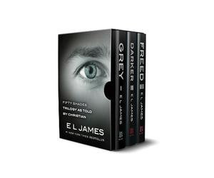 E L James Fifty Shades as Told by Christian Trilogy (Tascabile)