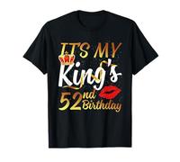 È la corona d'oro per il 52° compleanno del mio re per uomo di 52 anni Maglietta