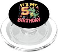 È la festa dei dinosauri per il mio quinto compleanno PopSockets PopGrip per MagSafe
