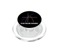 È la mia linea abbronzatura mostrando - Cool Matematica insegnante Tan Lines PopSockets PopGrip per MagSafe