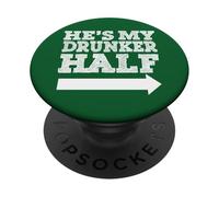 È la mia metà ubriaca PopSockets PopGrip Adesivo