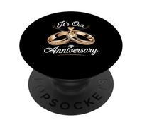 È la nostra camicia anniversario per coppie sposate marito moglie PopSockets PopGrip Adesivo