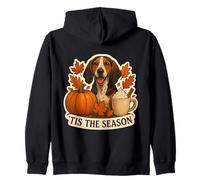 È la Stagione American English Coonhound Dog Autunno Autunno Felpa con Cappuccio
