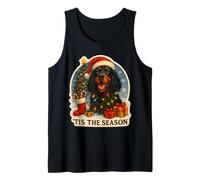 È la Stagione di Gordon Setter Dog Merry Christmas Mamma Dad Fun Canotta