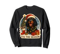È la Stagione di Gordon Setter Dog Merry Christmas Mamma Dad Fun Felpa