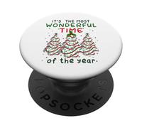 È la torta dell'albero di Natale del periodo più meraviglioso dell'anno PopSockets PopGrip Adesivo