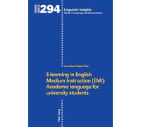 E-learning in English Medium Instruction (EMI): Academic language for university students: 294