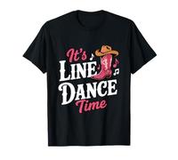 È Line Dance Time Country Line Dancing Maglietta
