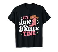 È Line Dance Time Line Dancing Musica Country Maglietta