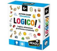 HEADU - È Logico! - Un Gioco di Logica, Prontezza e Creatività. Giochi Educativi 5 6 7 8 Anni, Giochi didattici per Bambini, Giochi da Tavolo Intelligenti, Regalo Bambino 6 Anni, Regalo Bambina 7 Anni