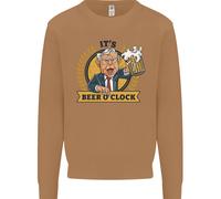 È L'Ora Della Birra Divertente Sweatshirt Uomo