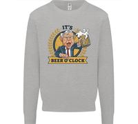 È L'Ora Della Birra Divertente Sweatshirt Uomo