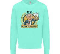 È L'Ora Della Birra Divertente Sweatshirt Uomo