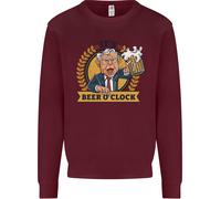 È L'Ora Della Birra Divertente Sweatshirt Uomo