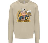 È L'Ora Della Birra Divertente Sweatshirt Uomo