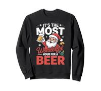 È l'ora più meravigliosa per un Natale alla birra Felpa