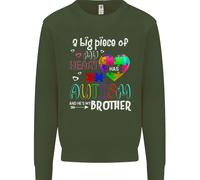 E Lui È Mio Fratello Autistico Autism ASD Uomo Felpa Maglione