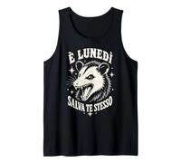 È lunedì Salva Te Stesso Opossum Regalo Divertente Canotta