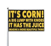 È mais! Ha il succo divertente simpatico bambino mais canzone per tutte le stagioni bandiera da giardino banner da cortile per bandiere da giardino decorazioni per esterni