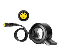 E-Mangue Acceleratore a Pollice per Bafang 3 pin femmina, Acceleratore Bici Elettrica per BBS01B BBS02B BBSHD Mid Drive Motor, Thumb Throttle bicicletta elettrica con connettore impermeabile