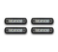 e-Mark 4 LED Bianco Anteriore Indicatore Laterale Offerta Luci Camion Bus Pickup