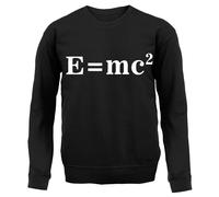 E=Mc2 - Adulti Felpa/Maglione - Albert Scienza Formula Einstein Fisica Geek