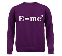 E=Mc2 - Adulti Felpa/Maglione - Albert Scienza Formula Einstein Fisica Geek
