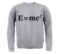 E=Mc2 - Bambini Felpa/Maglione - Albert Scienza Formula Einstein Fisica Geek