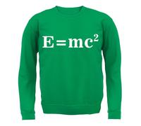 E=Mc2 - Bambini Felpa/Maglione - Albert Scienza Formula Einstein Fisica Geek