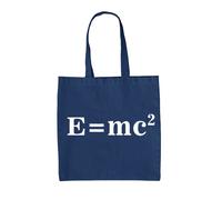 E=Mc2 - Borsa Tote IN Tela - Albert Scienza Formula Einstein Fisica Smanettone