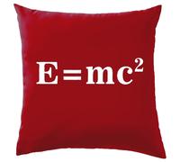 E=Mc2 - Cuscino - Albert Scienza Formula Einstein Fisica Geek Quadrato