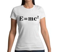 E=Mc2 - Donna T-Shirt - Albert Scienza Formula Einstein Fisica Smanettone