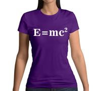 E=Mc2 - Donna T-Shirt - Albert Scienza Formula Einstein Fisica Smanettone