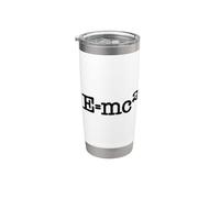 E = mc2 E = MC2 Bicchiere termico in acciaio inox doppia parete