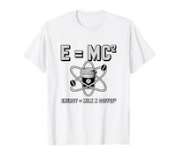 E MC2 Energia Latte X caffè Fisica Umorismo Scienza Scherzo Maglietta