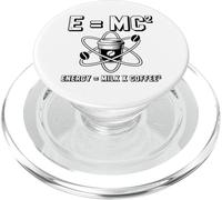 E MC2 Energia Latte X Caffè Fisica Umorismo Scienza Scherzo PopSockets PopGrip per MagSafe