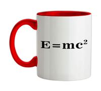 E=Mc2 - Tazza IN Ceramica - Albert Scienza Formula Einstein Fisica Geek Quadrato