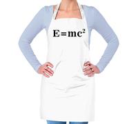 E=Mc2 - Unisex Adulti Grembiule - Albert Scienza Formula Einstein Fisica Geek